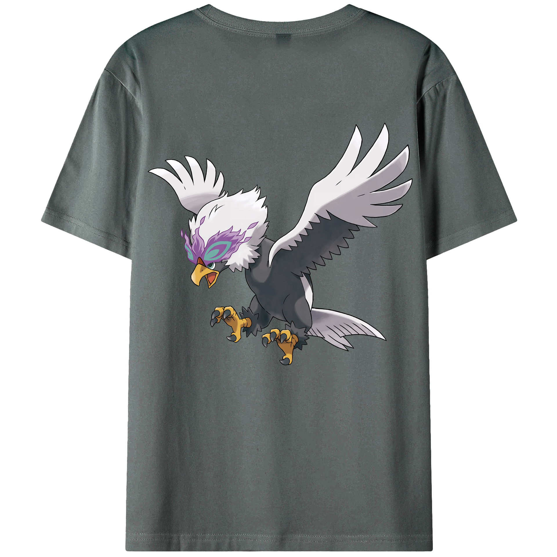 （画像用） ポケットモンスター Pokémon 綿100％半袖Tシャツ（背面プリント）